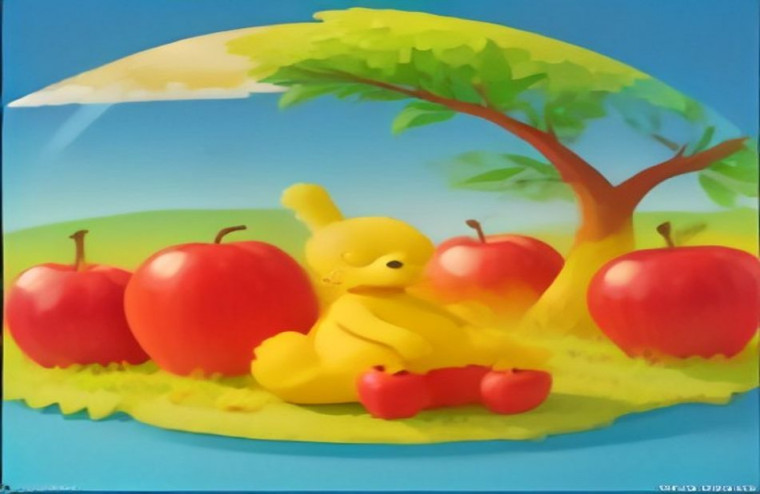 Homer Simpson Apple AI Wallpaper