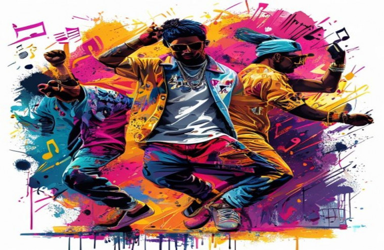 Hiphop Tamizha AI Wallpaper