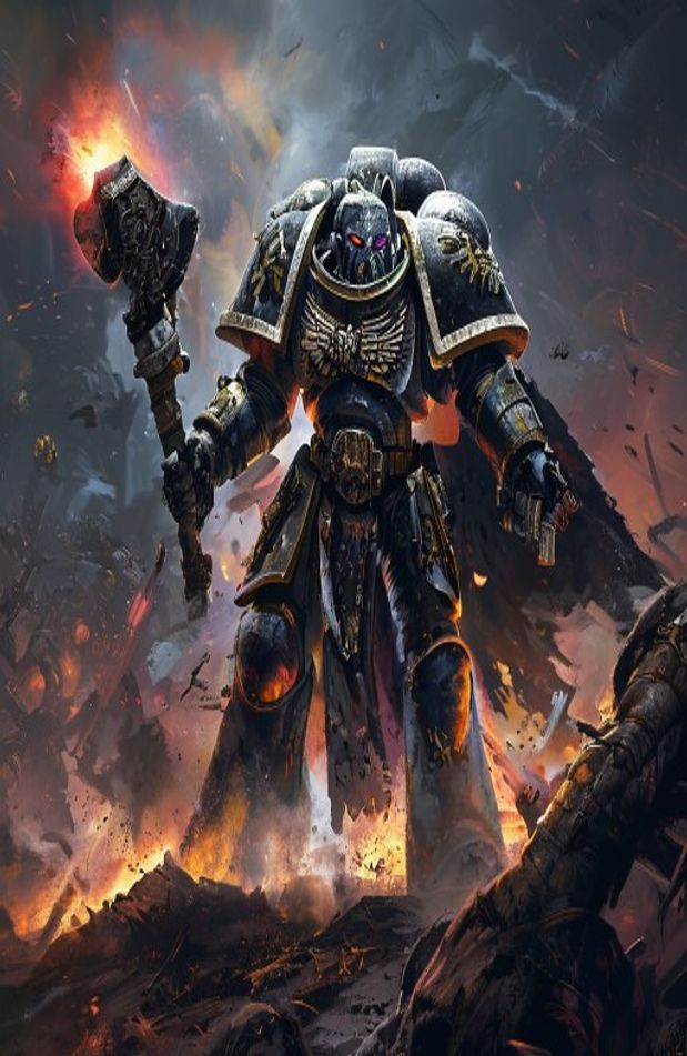 Warhammer 40k AI Wallpaper Grey Knights