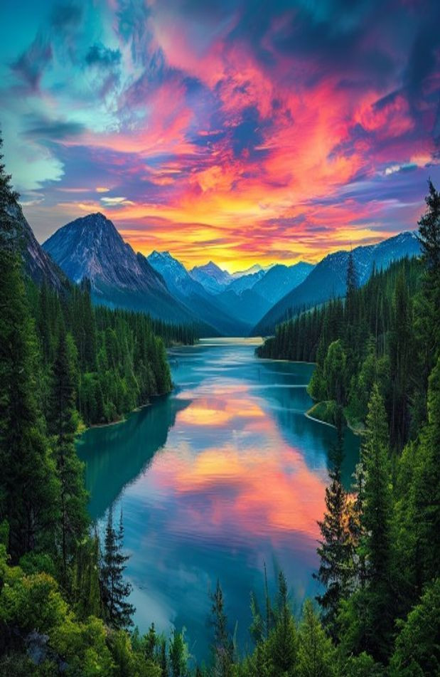 Panoramic AI Wallpaper Dual Screen