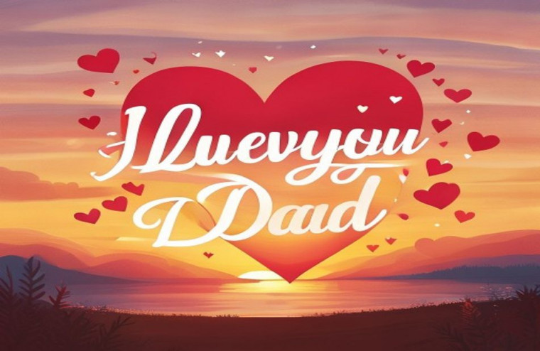 I Love You Dad AI Wallpaper