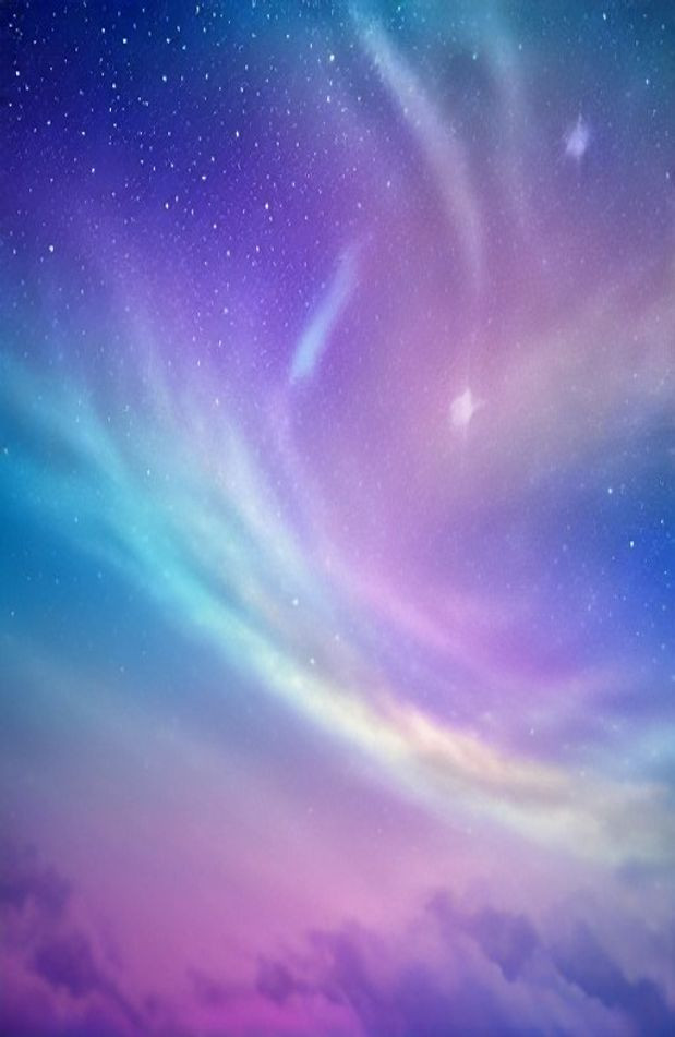 Pastel Rainbow AI Wallpaper