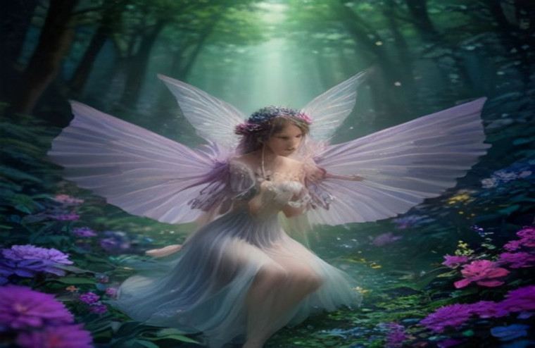 HD Fairy AI Wallpaper
