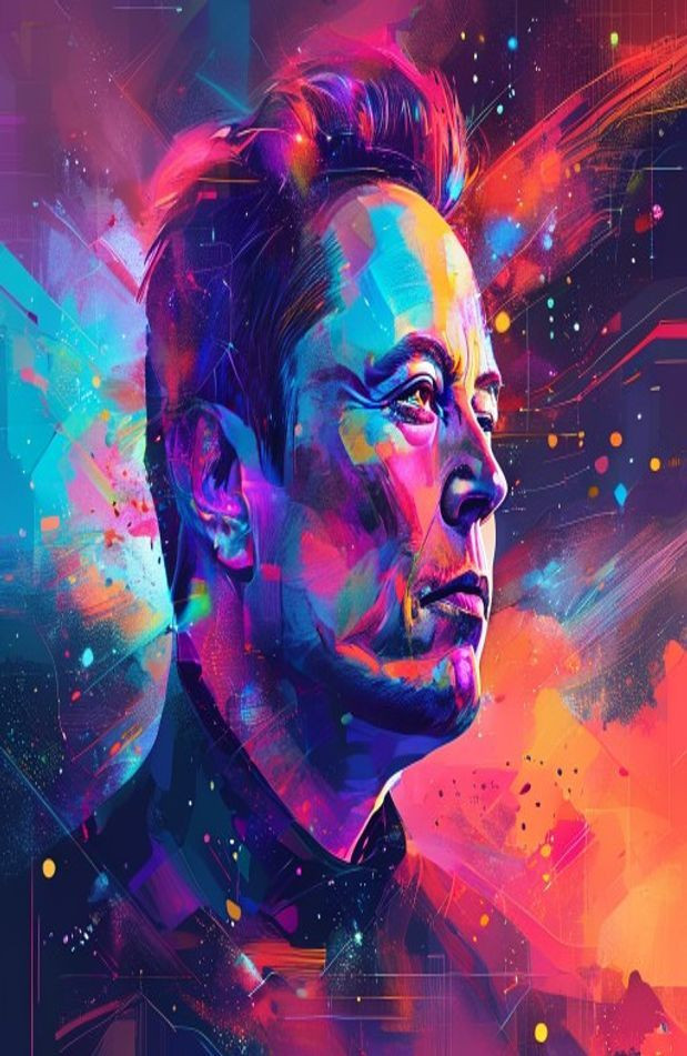 Elon Musk AI Wallpaper