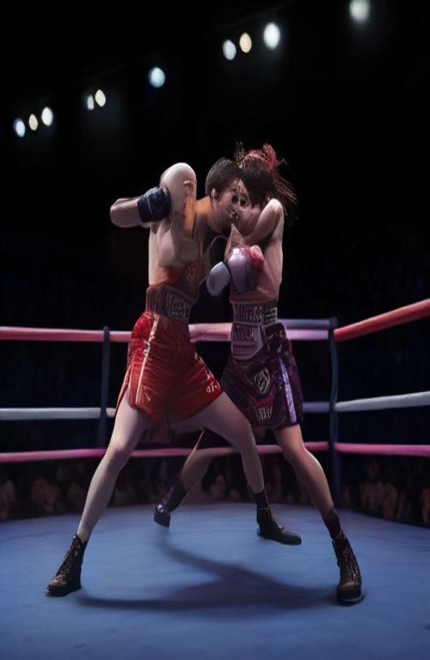 Boxing Ring AI Wallpaper