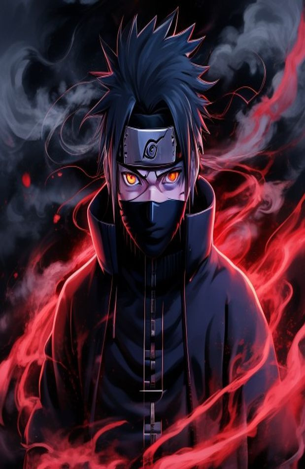Itachi Uchiha AI Wallpaper Sharingan