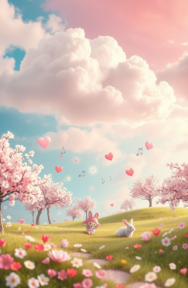 My Melody AI Wallpaper