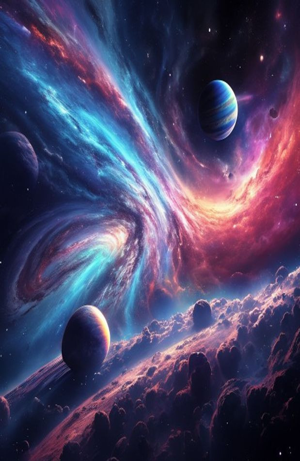 5k Space AI Wallpaper