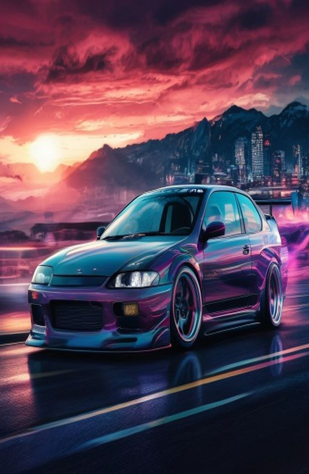 Nissan Silvia S15 AI Wallpaper