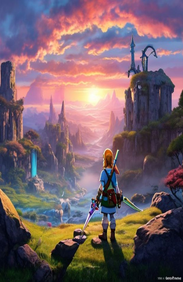 The Legend Of Zelda Breath Wild HD AI Wallpaper