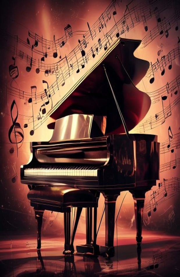 Grand Piano AI Wallpaper