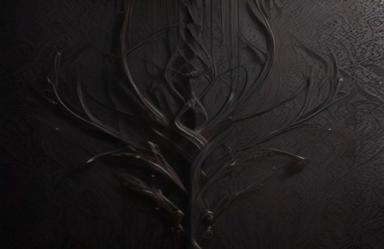 Dark Material AI Wallpaper
