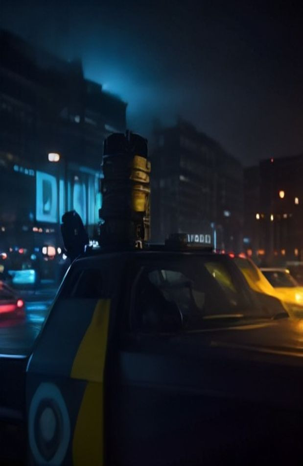 Police AI Wallpaper AI Background