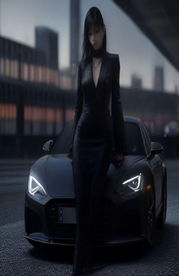 Audi Girl AI Wallpaper