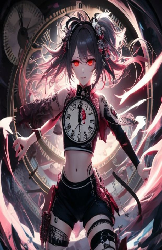 Kurumi Tokisaki AI Wallpaper