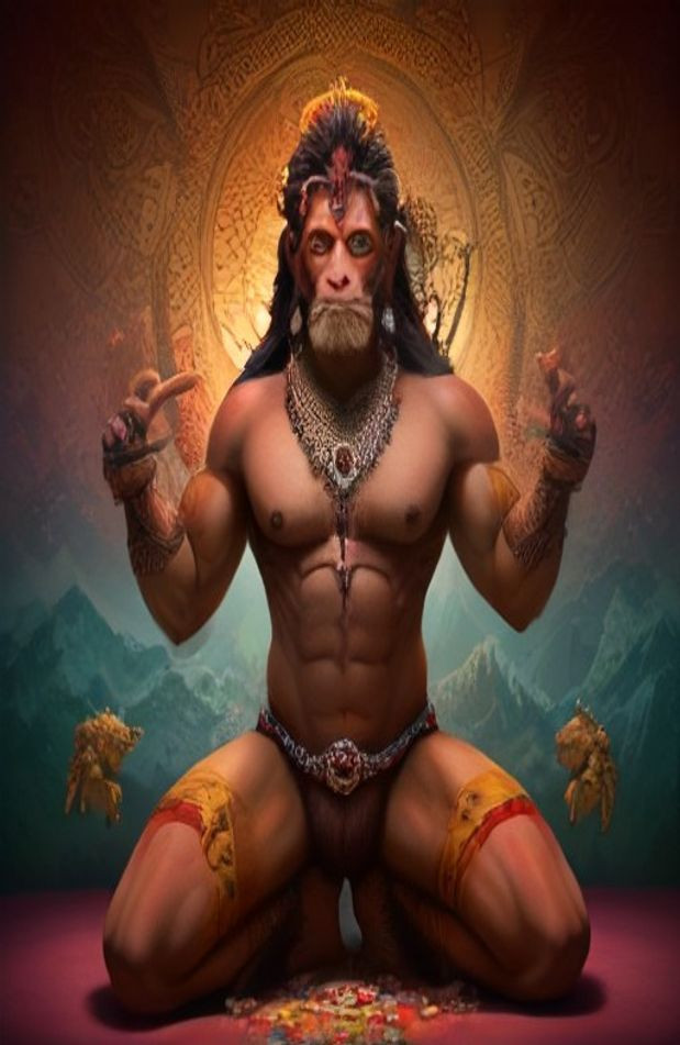 Hanuman AI Wallpaper HD