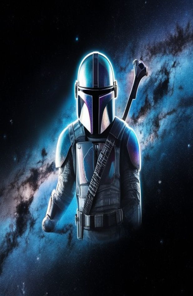Mandalorian Symbol AI Wallpaper