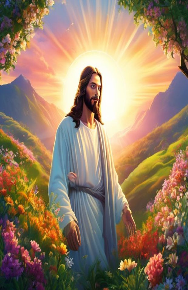 HD Jesus AI Wallpaper