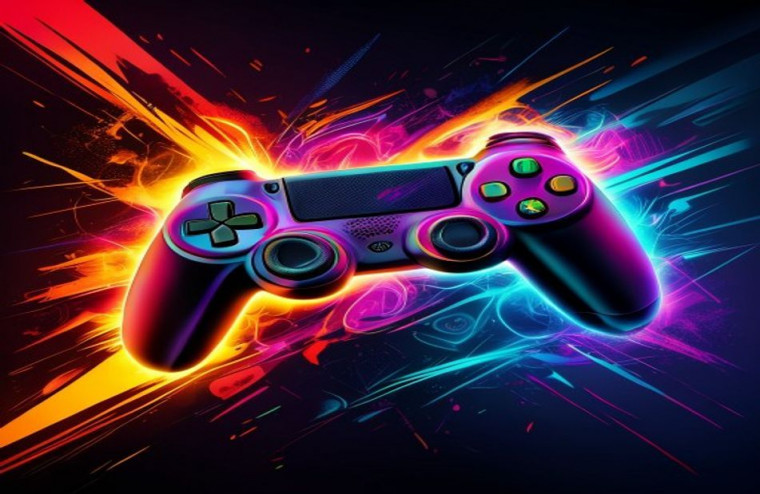 Gaming Controller AI Wallpaper