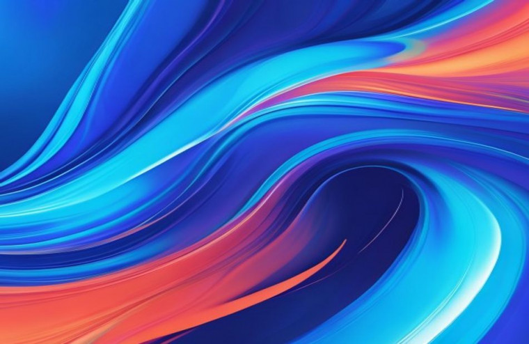 Blue HD AI Wallpaper 1080p