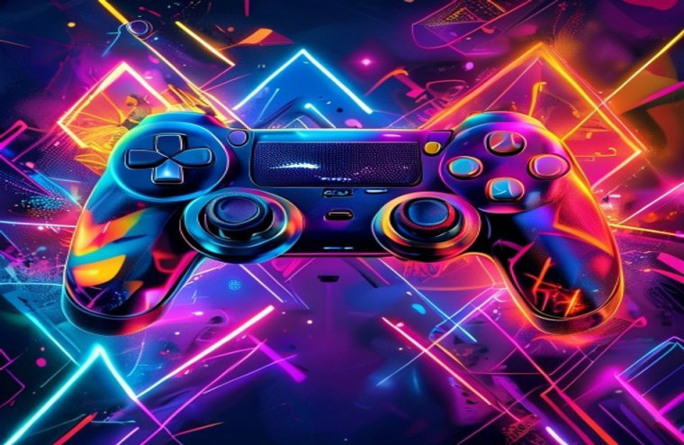 Gaming Controller AI Wallpaper