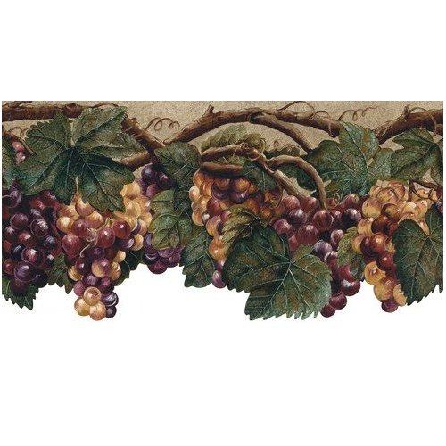 Free download Time Grapes Wallpaper Border titleHome Harvest Time ...