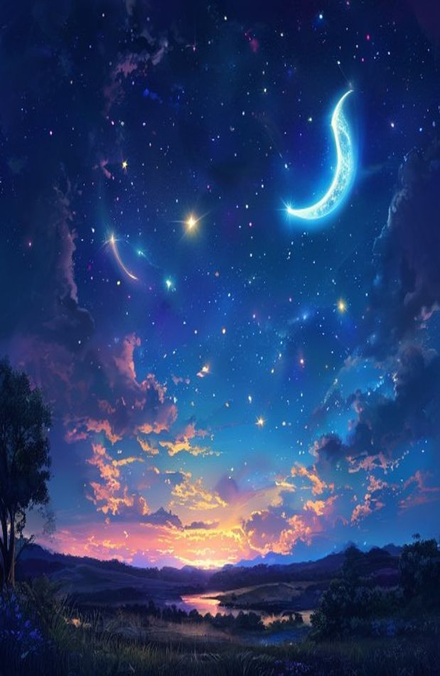 HD AI Wallpaper Night Sky