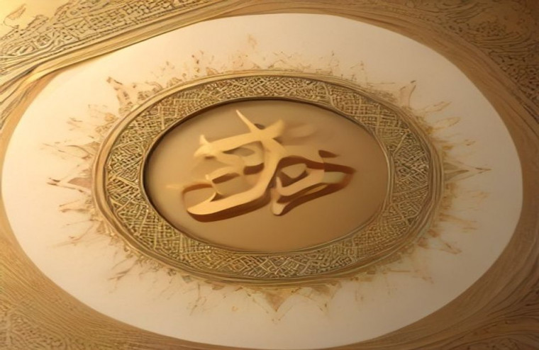 Allah Name HD AI Wallpaper