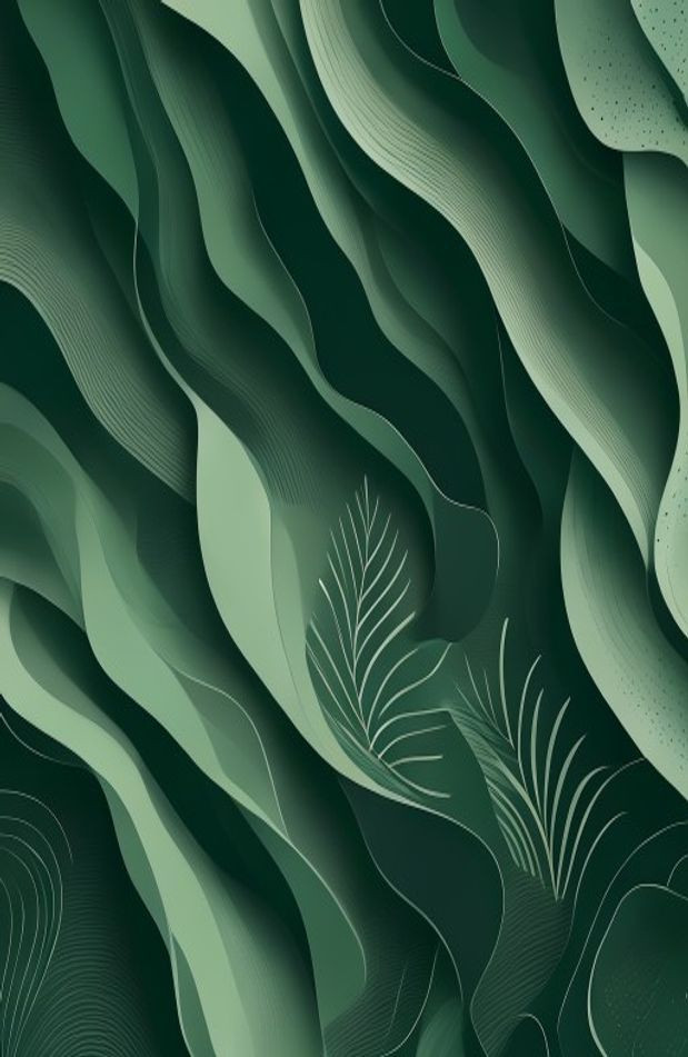 Dark Green AI Wallpaper HD