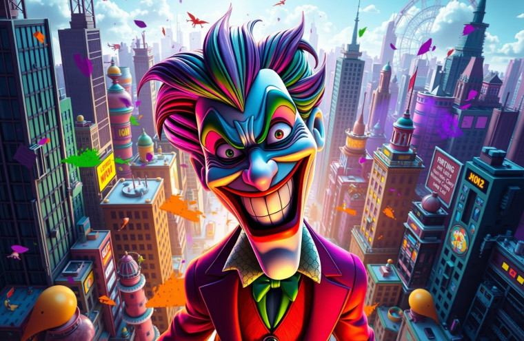 Joker 3d AI Wallpaper