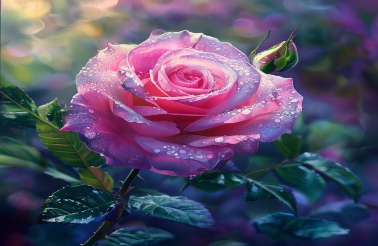 Beautiful Rose AI Wallpaper HD