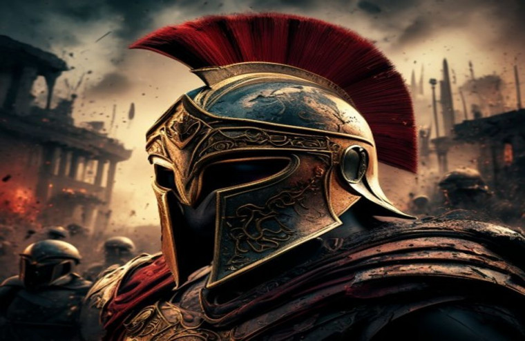 Spartan Helmet AI Wallpaper HD