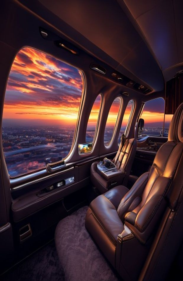 Private Jet AI Wallpaper