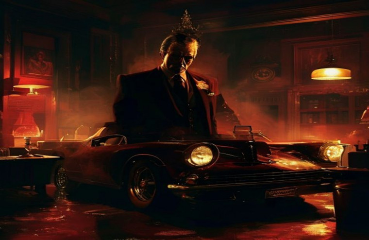 The Godfather HD AI Wallpaper