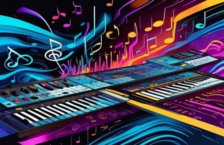 Music Production AI Wallpaper