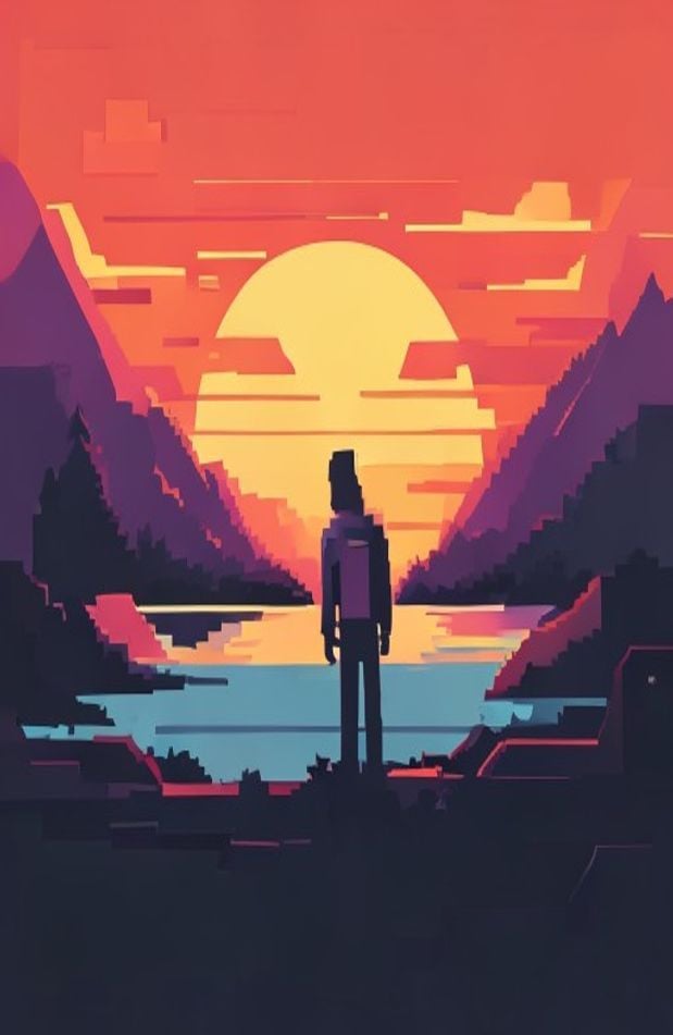Simplistic Gaming AI Wallpaper