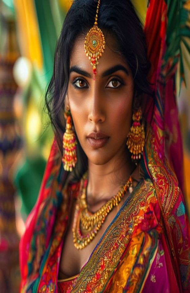 Tamil Actress HD AI Wallpaper