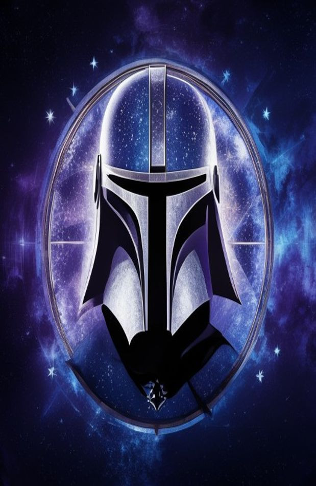 Mandalorian Symbol AI Wallpaper