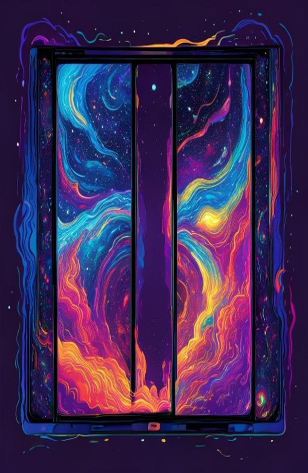 Portal Dual Screen AI Wallpaper