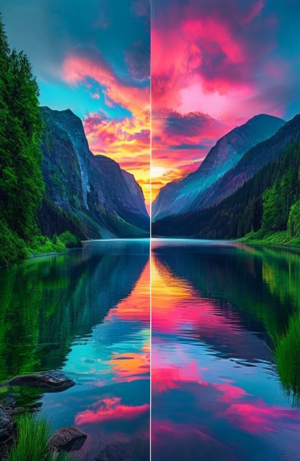 Dual Monitor AI Wallpaper Windows