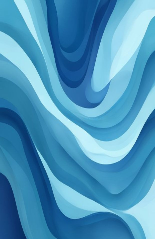 Blue Color AI Wallpaper