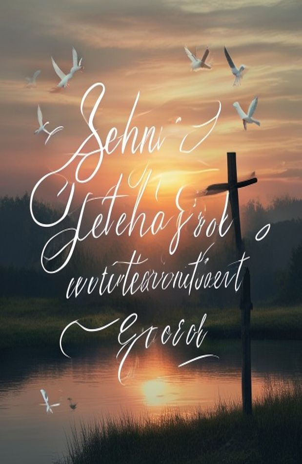 Jesus AI Wallpaper With Bible Verses