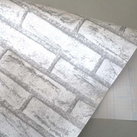 Free download Grey and White Brick Peel And Stick NuWallpaper