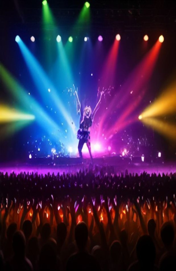 Rock Concert AI Wallpaper