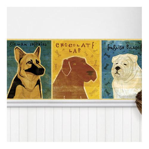 Free download Top Dog Mural Style Wallpaper Border Wayfair [500x500