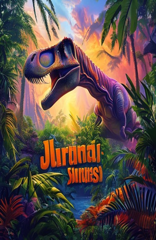 Jurassic Park Logo AI Wallpaper