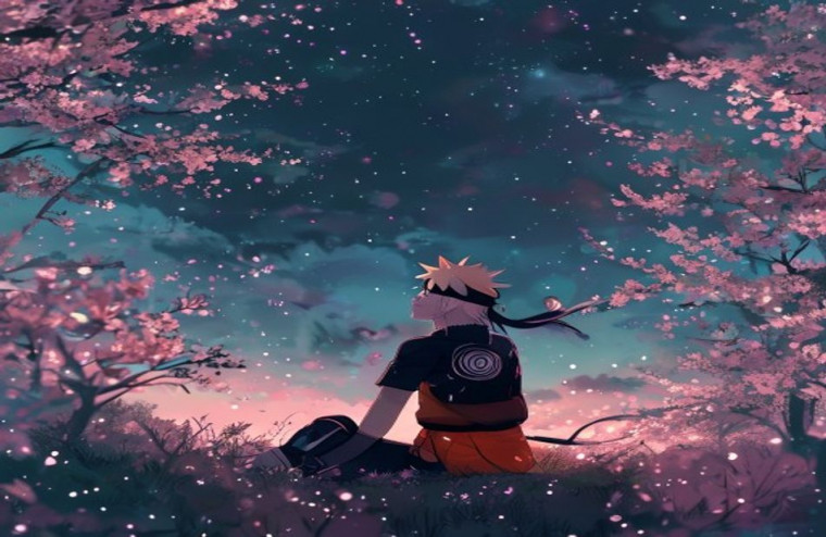 Naruto And Hinata AI Wallpaper