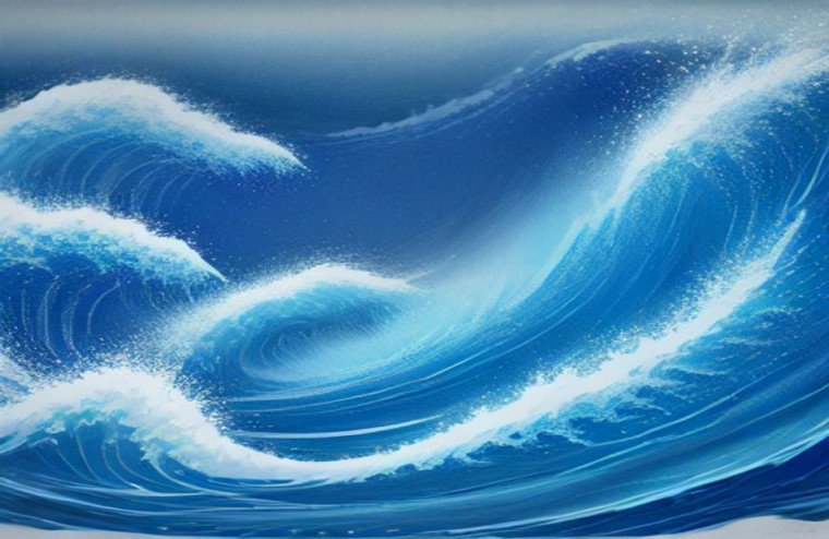 Japanese Wave AI Wallpaper