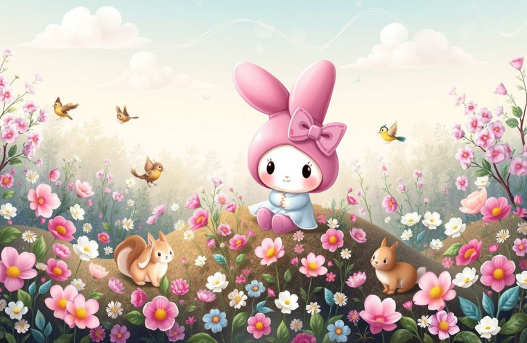 My Melody AI Wallpaper