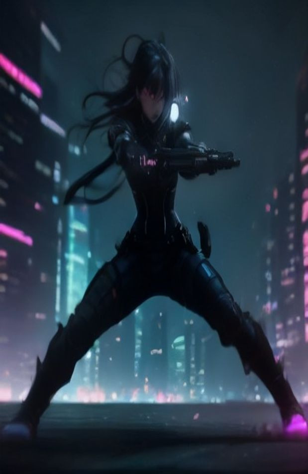 Anime Gun AI Wallpaper